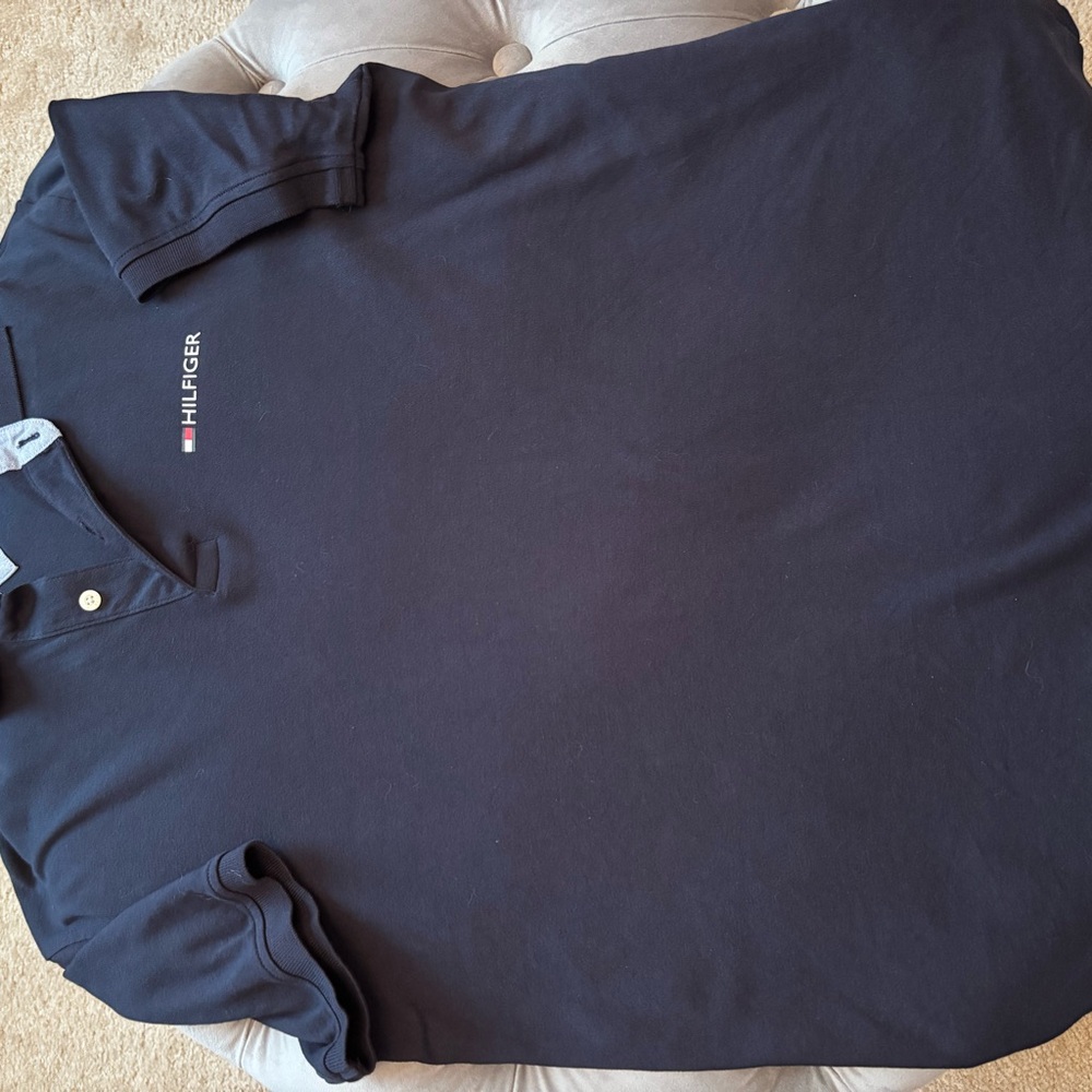 Tommy Hilfiger Men's Navy Polo Shirt